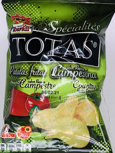 BATATAS FRITAS (Totas Campesina) 30Grs x 24 UNIDADES