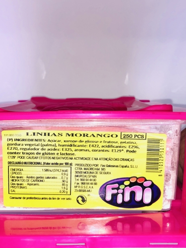 LINHAS MORANGO FINI CAIXA 200 UNIDADES 