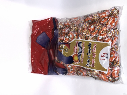 REBUÇADOS DROPS MEL RECHEIO NAZARÉ - SACO 1KG