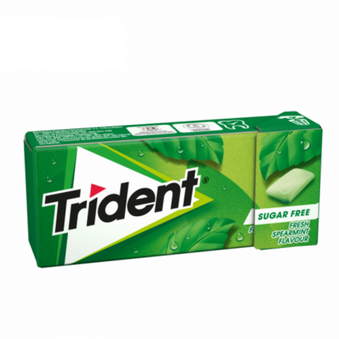 TRIDENT DRAGEIA BOX SPEARMINT - CAIXA 24 UNIDADES 