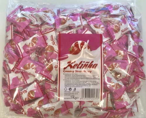 REBUÇADOS KELINHA MORANGO - SACO 1KG 