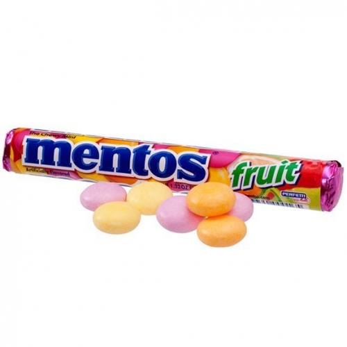 MENTOS TUTTI-FRUTI - CAIXA 20 UNIDADES
